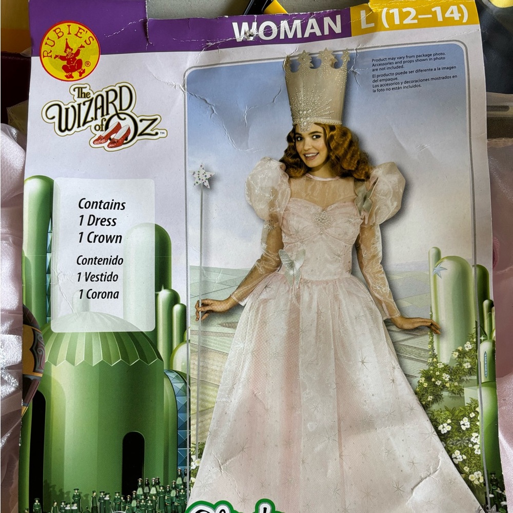 Rubie’s Glinda the good witch costume-new